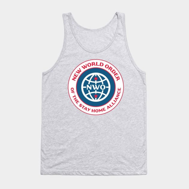 Stay home alliance Tank Top by Bravetee